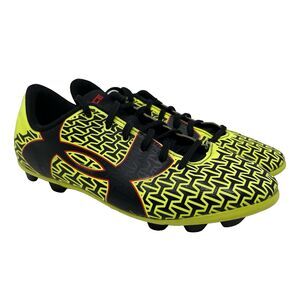 UNDER ARMOUR ClutchFit Force 2.0 FG Soccer Cleats Yellow Rocket Red Black 4Y